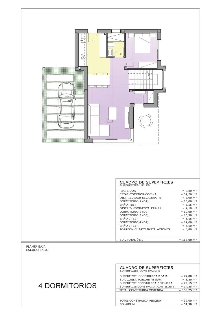 VILLA DE OBRA NUEVA EN PLAYA HONDA