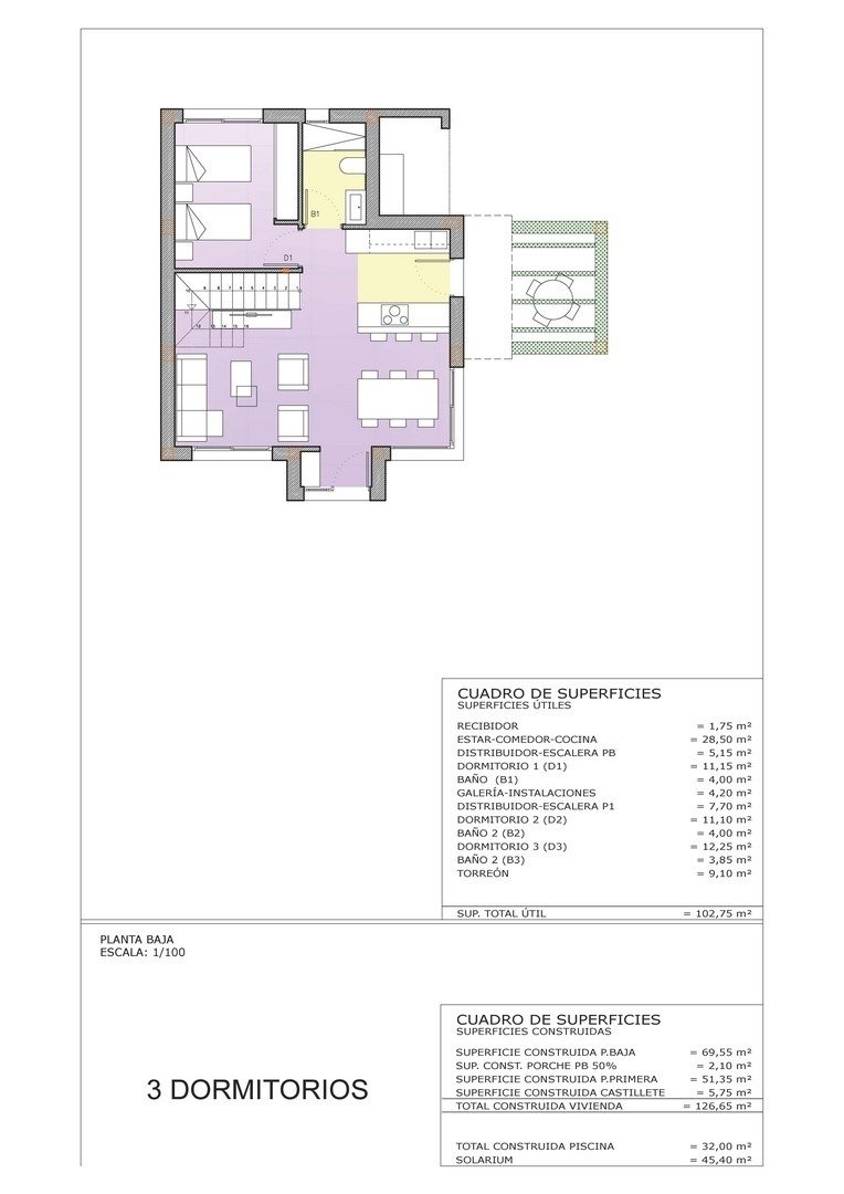 VILLA DE OBRA NUEVA EN PLAYA HONDA