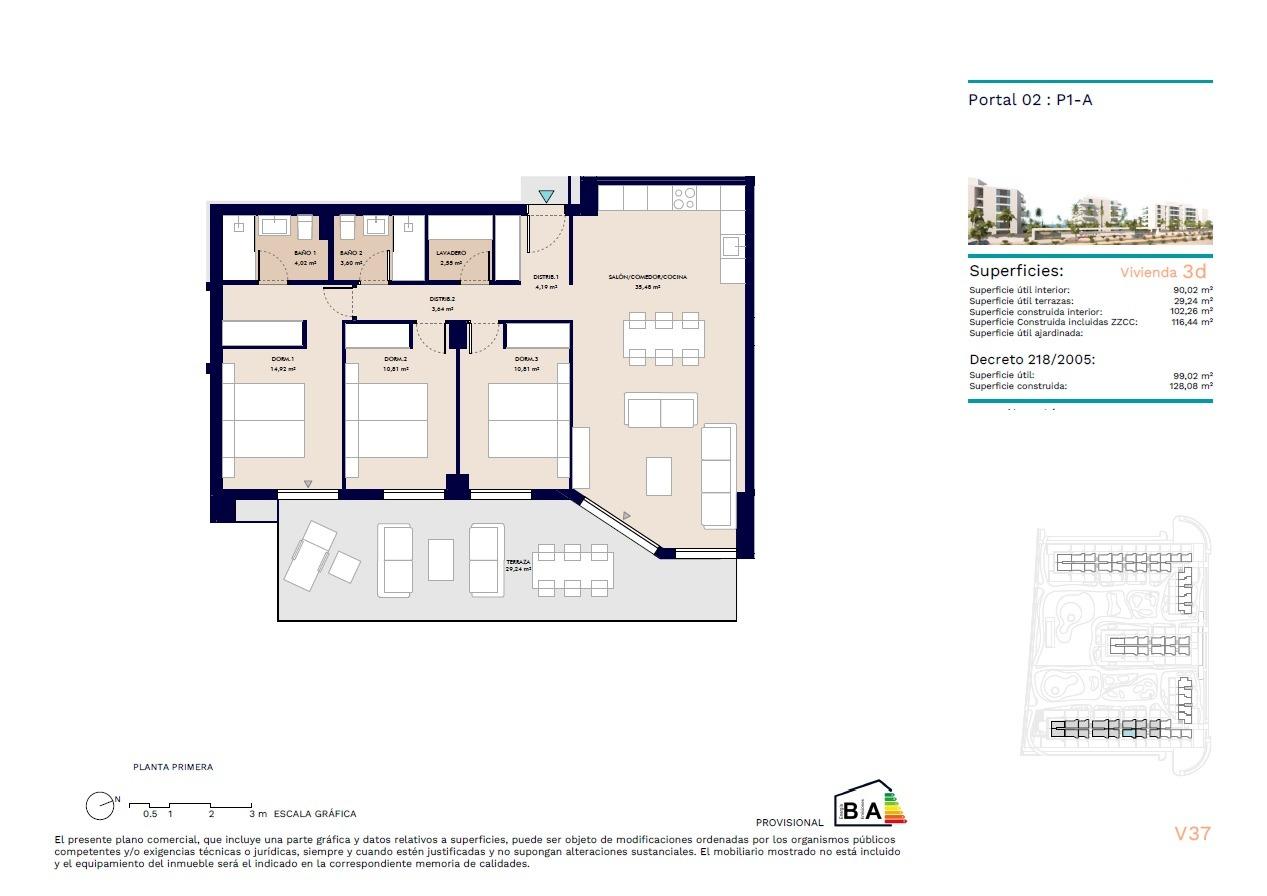 COMPLEJO RESIDENCIAL DE OBRA NUEVA EN ALMERIMAR