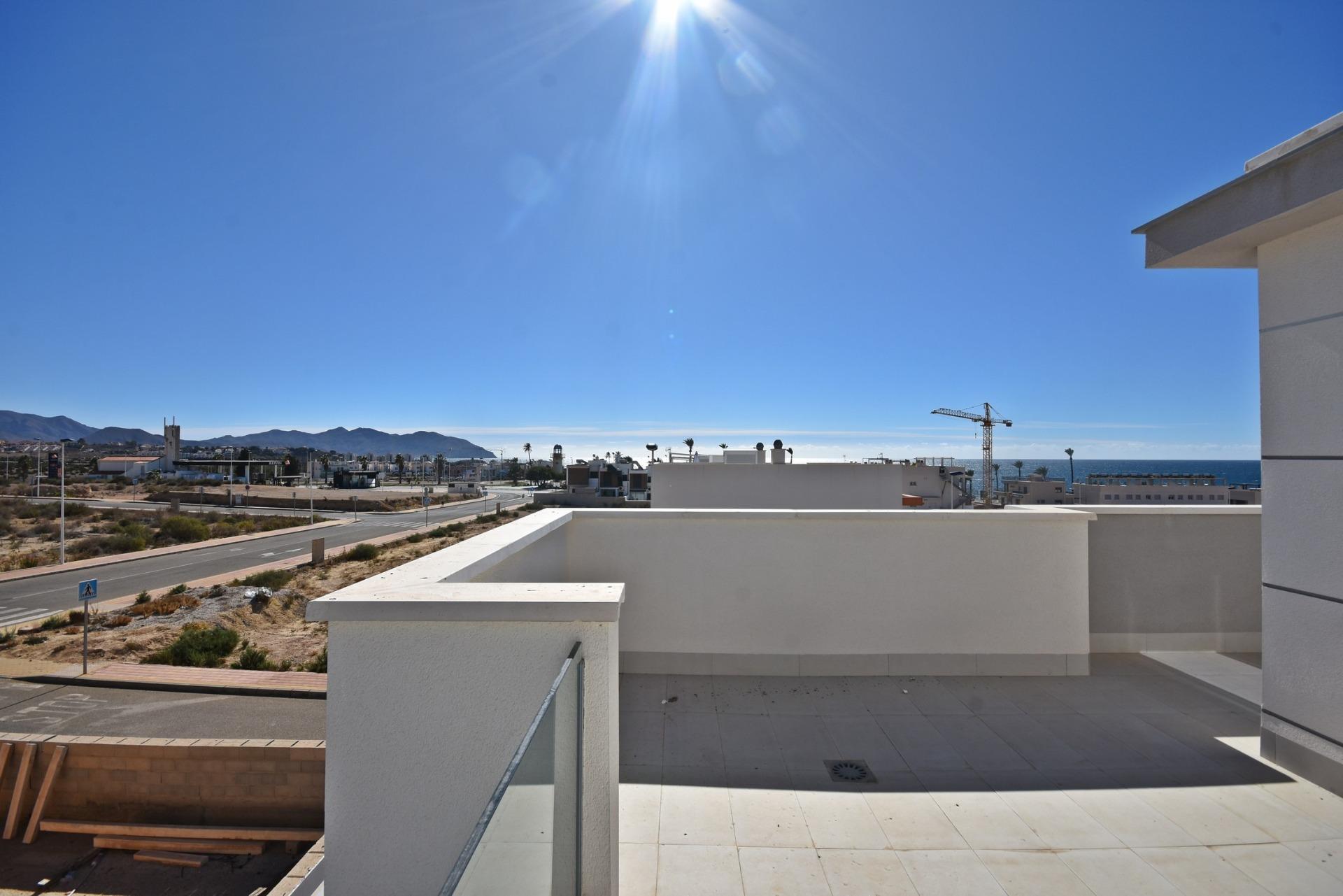 Modernas villas adosadas con vistas al mar en Puerto de Mazarrón