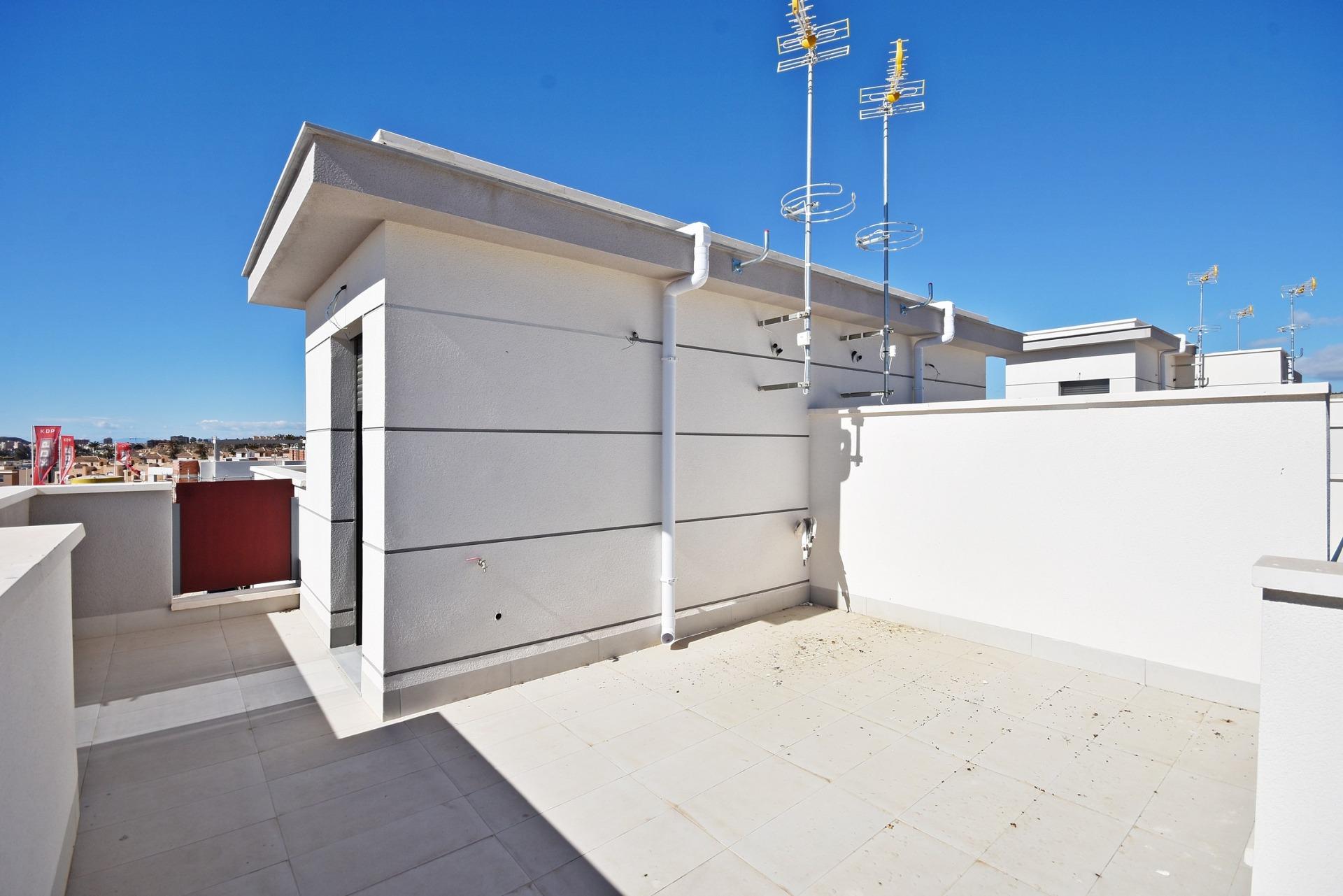 Modernas villas adosadas con vistas al mar en Puerto de Mazarrón