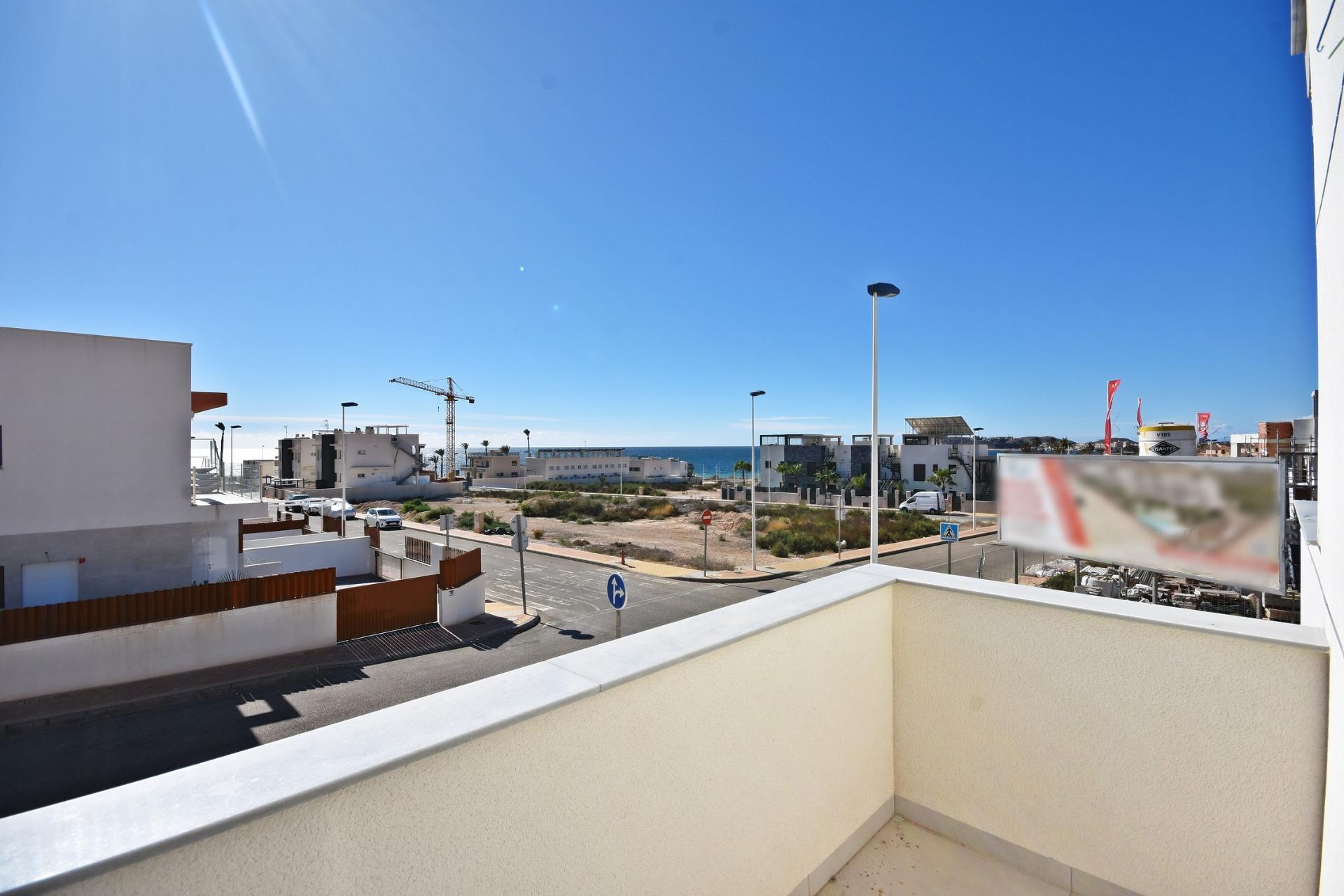 Modernas villas adosadas con vistas al mar en Puerto de Mazarrón