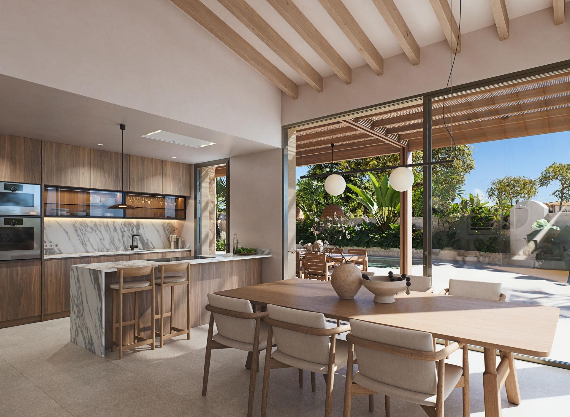 Villa moderna a solo 150 metros de la playa en Cabo de Palos, Costa Cálida