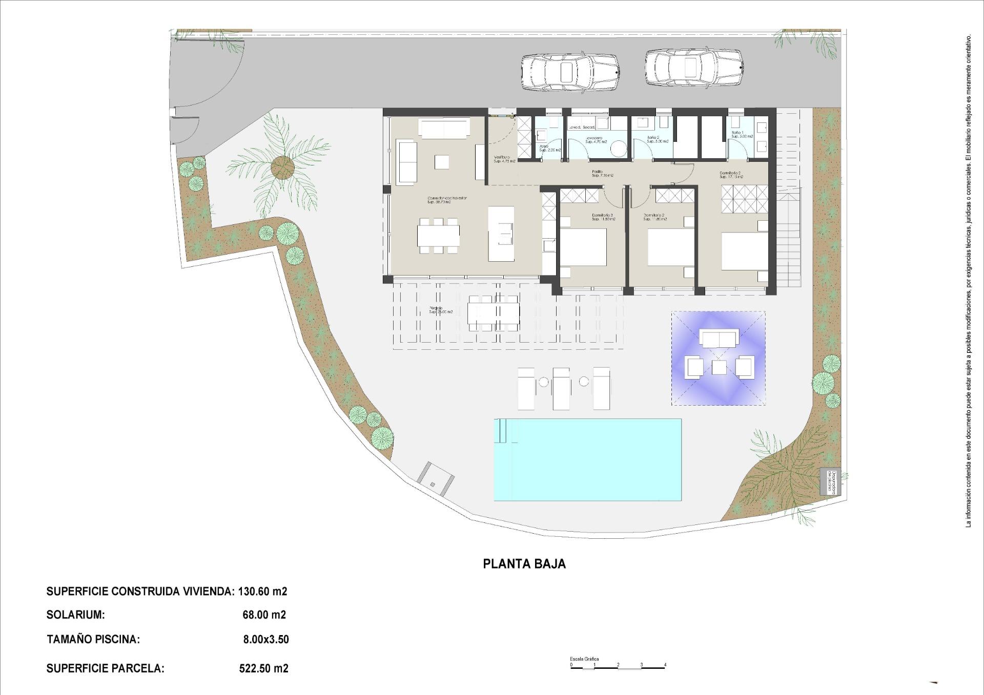 Villa moderna a solo 150 metros de la playa en Cabo de Palos, Costa Cálida