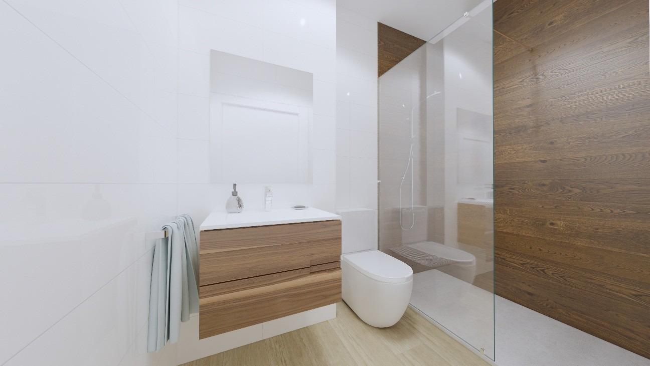 Casas adosadas de nueva construcción en primera línea de La Serena Golf en Los Alcázares