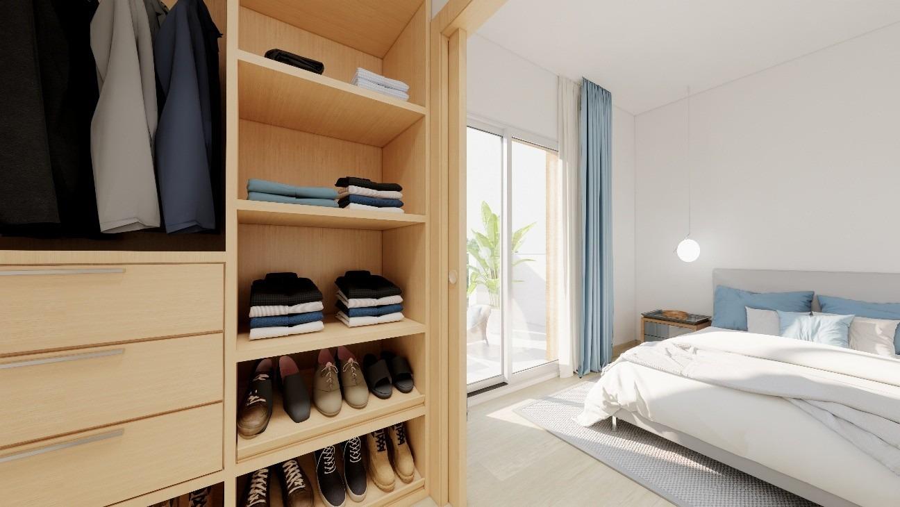 Casas adosadas de nueva construcción en primera línea de La Serena Golf en Los Alcázares