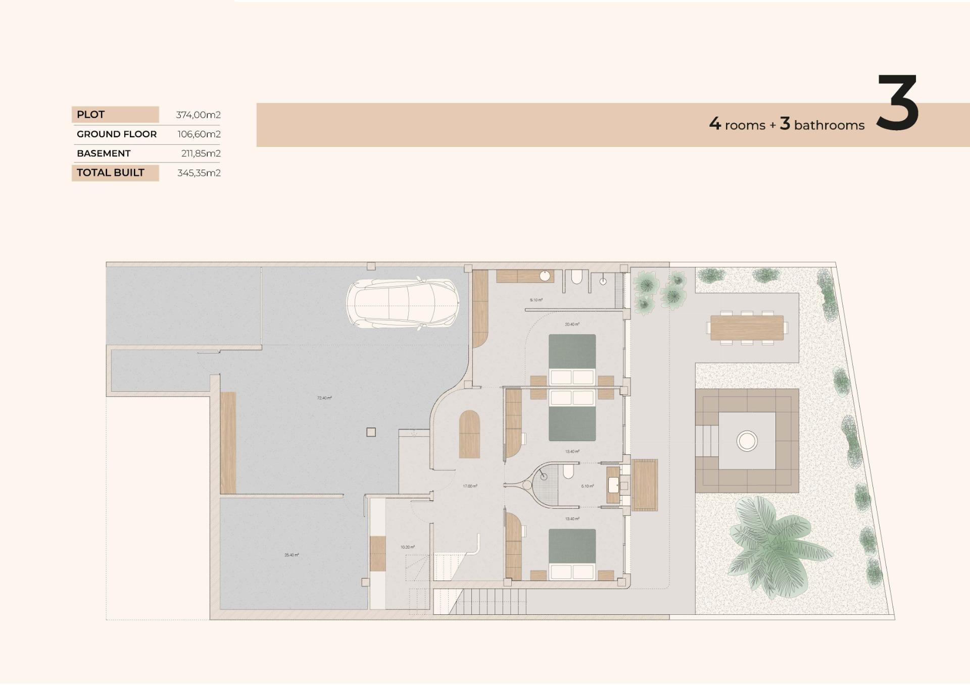 Villas de nueva construcción en La Finca Golf, Algorfa: lujo moderno en el corazón de la Costa Blanca