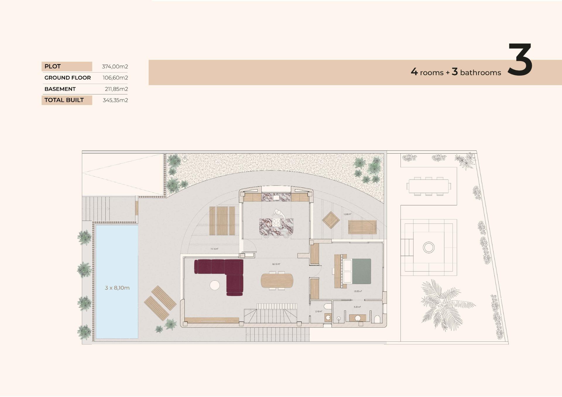Villas de nueva construcción en La Finca Golf, Algorfa: lujo moderno en el corazón de la Costa Blanca