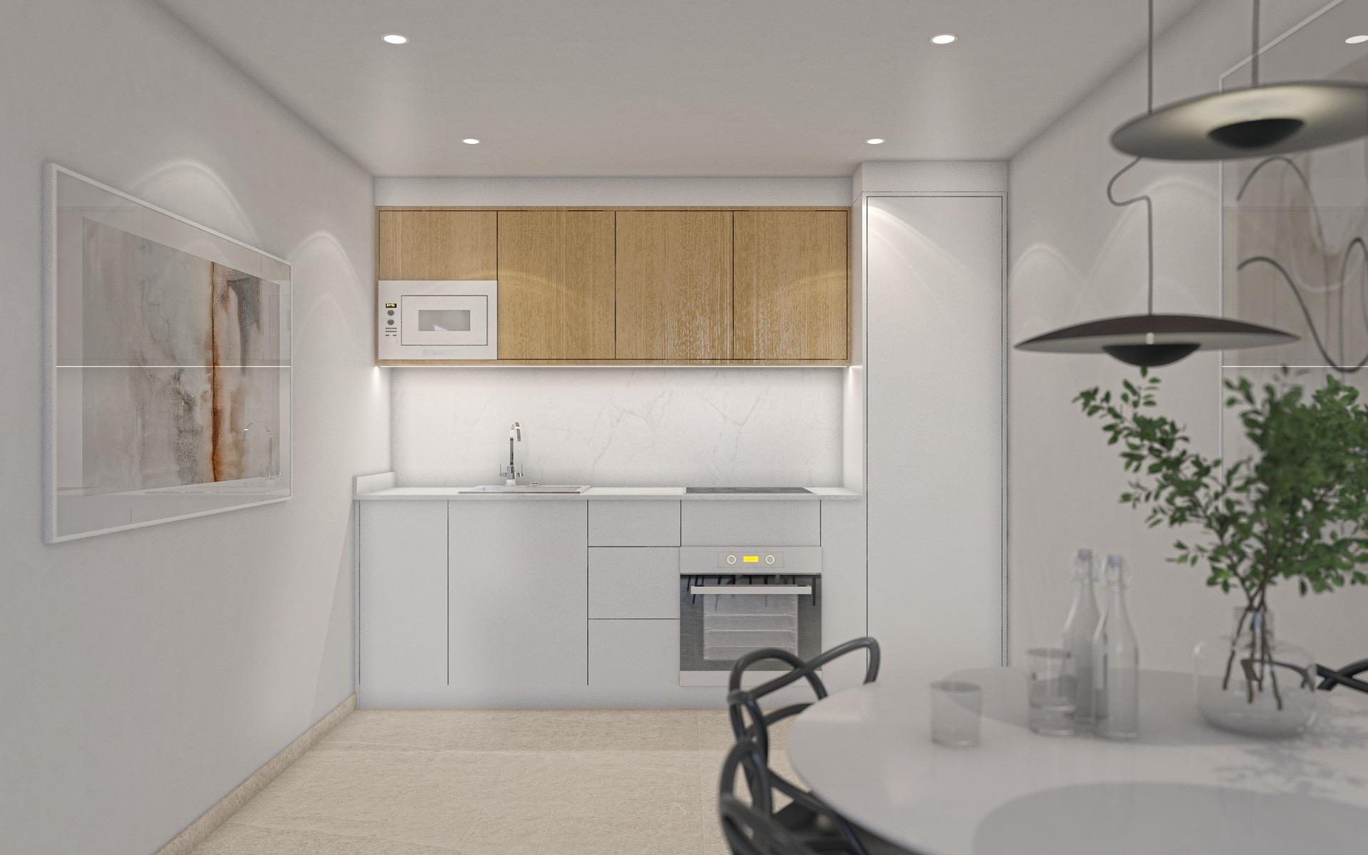 Apartamentos modernos con piscina comunitaria cerca de la playa en San Pedro del Pinatar