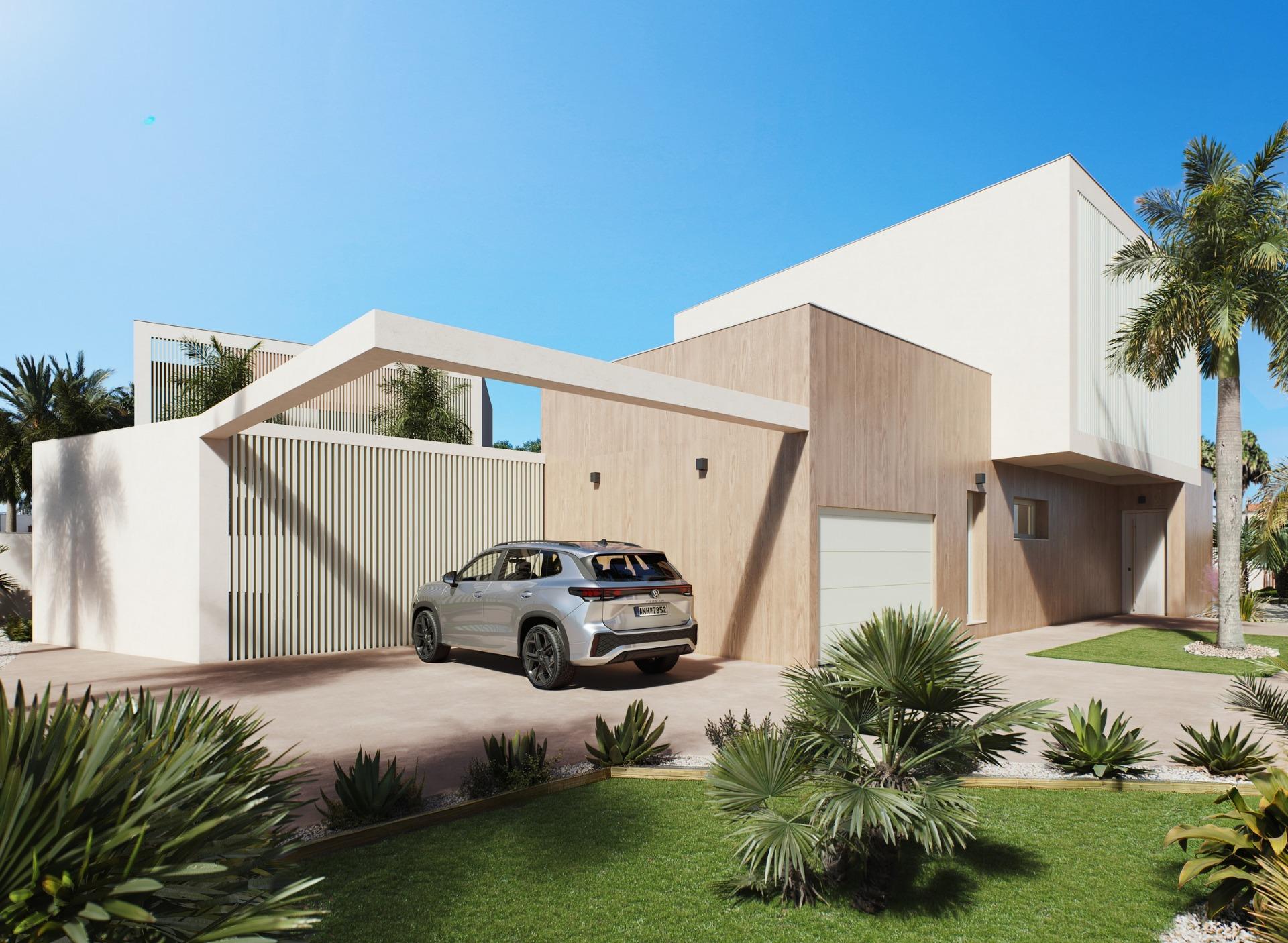 Villa en Venta en Orihuela Costa, Villas de lujo en Orihuela Costa, Alicante. Obra nueva con vistas al mar, 4 hab/4 baños. Cerca de playas y golf. ¡Invierte en tu paraíso!