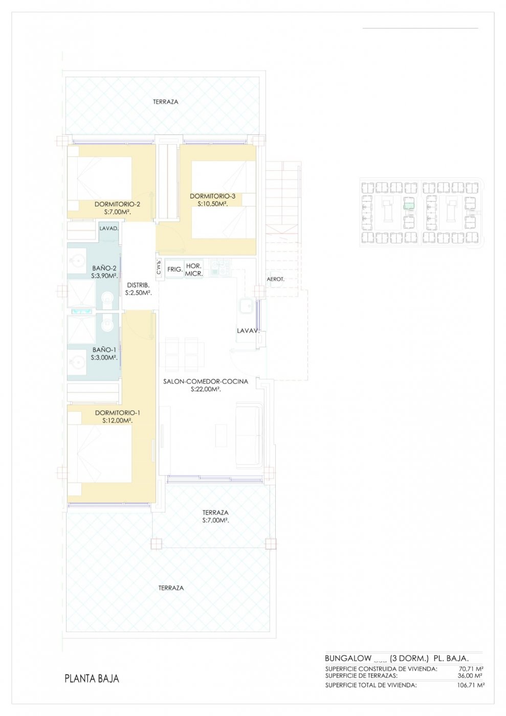 RESIDENCIAL DE OBRA NUEVA DE BUNGALOWS EN LOS BALCONES, TORREVIEJA, Obra nueva en Los Balcones, Torrevieja. Chalets 3 hab/2 baños en Costa Blanca Sur. Vive el Mediterráneo. ¡Oportunidad única!